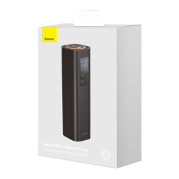 Автомобильный компрессор Baseus Super Mini Inflator Pump CRCQ000001 черный