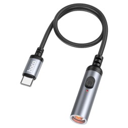 Портативный Прикуриватель зажигалка Hoco UA30 USB-C cigarette lighter 30см черный