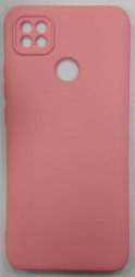 Накладка для Xiaomi Redmi 10A силикон матовый розовый