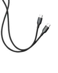 Кабель-зарядка Type-C на Type-C Pitaka Flex Braided 60W (B2304) 1.26м черный