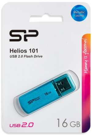  USB флеш накопитель Silicon Power 16GB Helios 101 blue