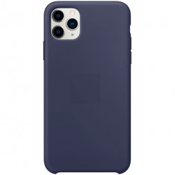 Чехол-накладка  iPhone 11 Pro Max Silicone icase  №20 тёмно-синяя