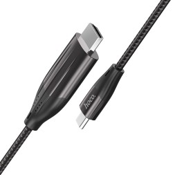 Кабель-переходник Hoco UA16 Type-C (папа) на HDMI 4K (папа) 2м чёрный