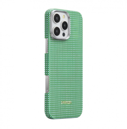 Накладка для i-Phone 16 Pro Max 6.9&quot; Pitaka Ultra Slim case зеленая (Forest green)