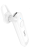  Bluetooth-гарнитура Hoco E63 BT5.0/70mAh/6ч белая