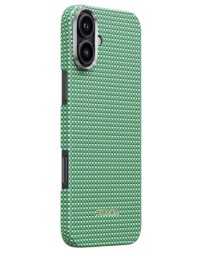 Накладка для i-Phone 16 6.1&quot; Pitaka Ultra Slim case зеленая (Forest green)