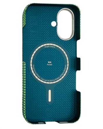  Накладка для i-Phone 16 6.1&quot; Pitaka Ultra Slim case зеленая (Forest green)