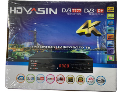 ТВ-приставка для приема цифрового телевидения Yasin T777