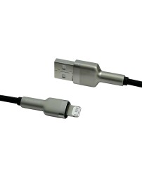 Usb Кабель-зарядка Lightning Baseus Cafule Metal 2м (CALJK-B01) черный