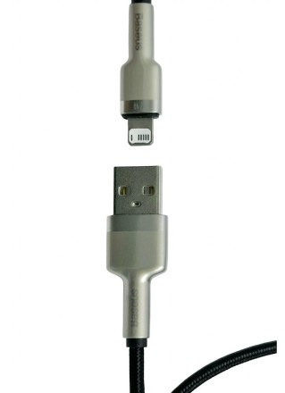  Usb Кабель-зарядка Lightning Baseus Cafule Metal 2м (CALJK-B01) черный