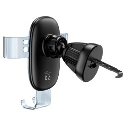 Держатель в автомобиль в воздуховод Hoco H7 с зажимом черный