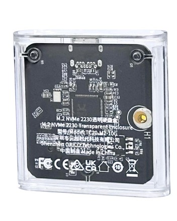  Внешний корпус для SSD M.2 NVMe 2230 Orico TC20-M2 10Gbps USB-C прозрачный