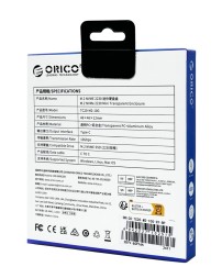 Внешний корпус для SSD M.2 NVMe 2230 Orico TC20-M2 10Gbps USB-C прозрачный