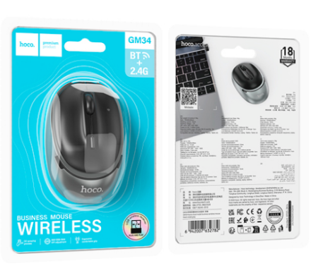  Мышь беспроводная Hoco GM34 черная