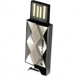 USB флеш накопитель Silicon Power 16GB Touch 850 Titanium