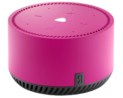 Умная колонка Яндекс Станция Лайт BT5.0/Wi-Fi/5Вт розовая