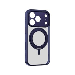 Накладка для i-Phone 17 Pro Momax Roller Magsafe с подставкой синий