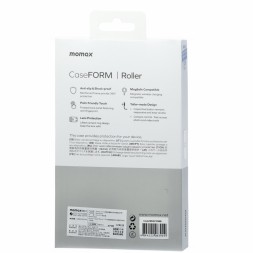 Накладка для i-Phone 17 Pro Momax Roller Magsafe с подставкой синий