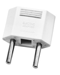 Переходник 2 pin плоский на 2 круглый Tefal белый