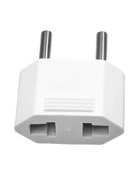 Переходник 2 pin плоский на 2 круглый Tefal белый