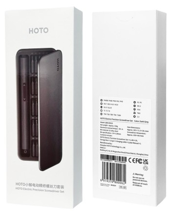  Отвертка электрическая Hoto Еlесtrіс Ѕсrеwdrіvеr Ѕеt 25 іn 1 QWLSD010 черная