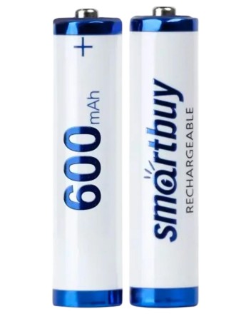  Аккумулятор NiMh Smartbuy AAA/2BL 600 mAh (24/240) (SBBR-3A02BL600)