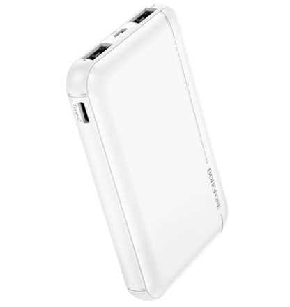  Powerbank Borofone BJ34 5000mAh 2USB 2A белый