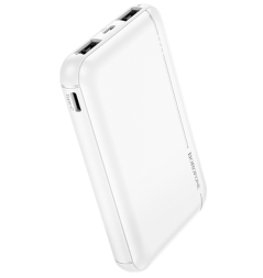 Powerbank Borofone BJ34 5000mAh 2USB 2A белый