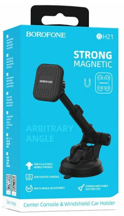  Держатель в автомобиль на торпеду Borofone BH21 магнитный черный