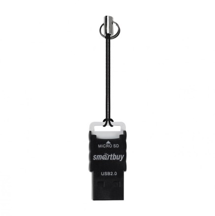  Картридер USB2.0 MicroSD Smartbuy 707 (SBR-707-K) черный