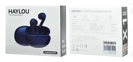  Беспроводные наушники Haylou X1 (2023) синие