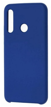  Накладка для Huawei Honor 9C Silicone cover синяя