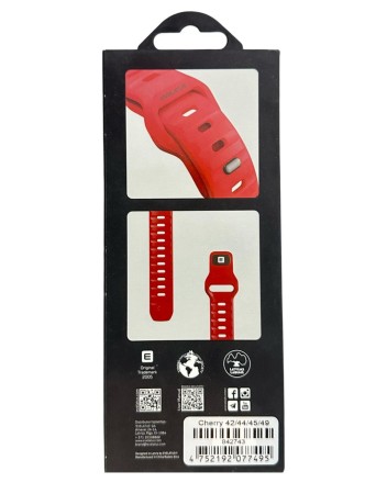  Сменный браслет Evelatus для Apple Watch 42-44-45-49mm красный