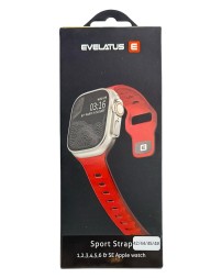 Сменный браслет Evelatus для Apple Watch 42-44-45-49mm красный