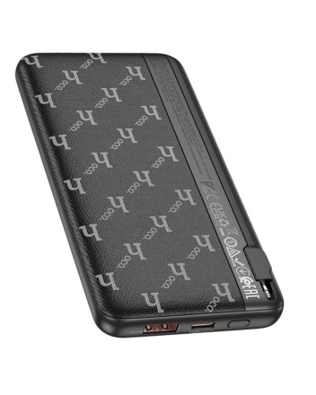  Powerbank Hoco Q29 10000mAh 1USB/1C + кабель Type-C 3A 20/22.5W черный