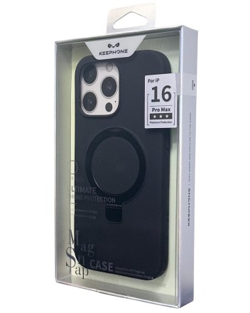  Накладка для i-Phone 16 Pro Max Keephone MagSnap черный