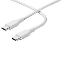 Кабель-зарядка Type-C на Type-C Pitaka Flex Braided 60W (B2304) 1.26м белый