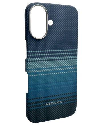  Накладка для i-Phone 16 6.1&quot; Pitaka Tactile Woven case (Moonrise)