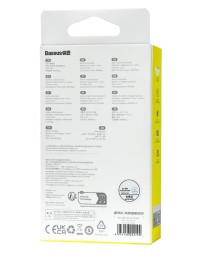 Usb Кабель-зарядка Lightning Baseus Cafule Metal 2м (CALJK-B02) 2.4A белый