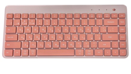  Клавиатура Xiaomi Mi Portable Dual Mode Keyboard (XMBXJP01YM) розовая