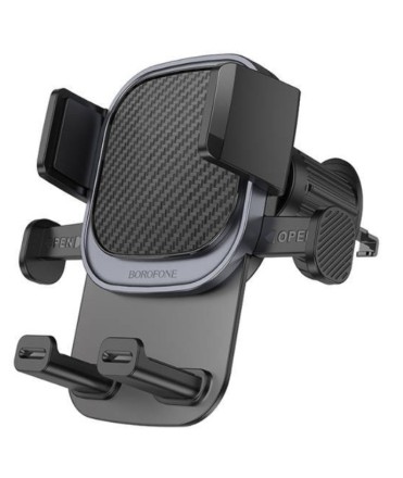  Держатель в автомобиль в воздуховод Borofone BH120 с зажимом чёрный