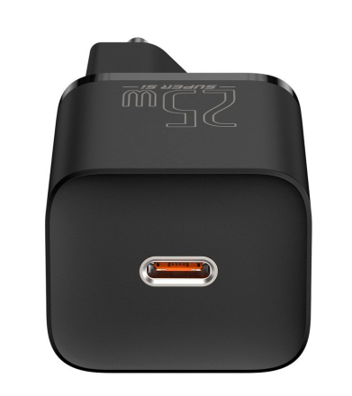  Сетевое зар. устр. Baseus Super Si Quick Charger 1C 25W 1м EU TZCCSUP-L01 черное