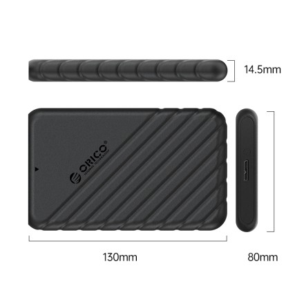  Внешний корпус для HDD/SSD 2.5&quot; Orico 25PW1-U3 Micro-B черный