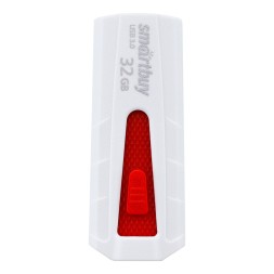 3.0 USB флеш накопитель Smartbuy 32GB IRON White/Red (SB32GBIR-W3)