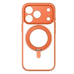 Накладка для i-Phone 17 Pro Momax Roller Magsafe с подставкой оранжевый