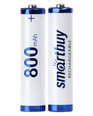  Аккумулятор NiMh Smartbuy AAA/2BL 800 mAh (24/240) (SBBR-3A02BL800)