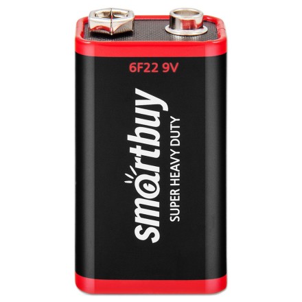  Батарейка солевая крона Smartbuy 6F22/1B (12/240) SBBZ-9V01B