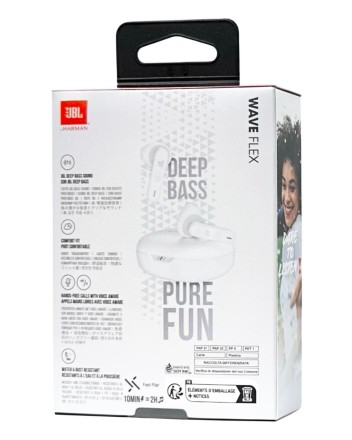  Беспроводные наушники TWS JBL Wave Flex белые