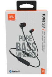 Беспроводные наушники TWS JBL T125BT черные