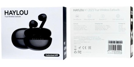  Беспроводные наушники Haylou X1 (2023) черные